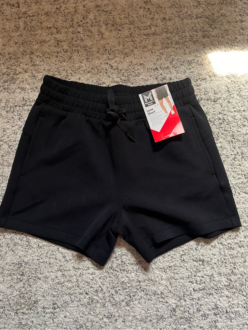 Athletic Luxe Black Women's Shorts - Unbranded